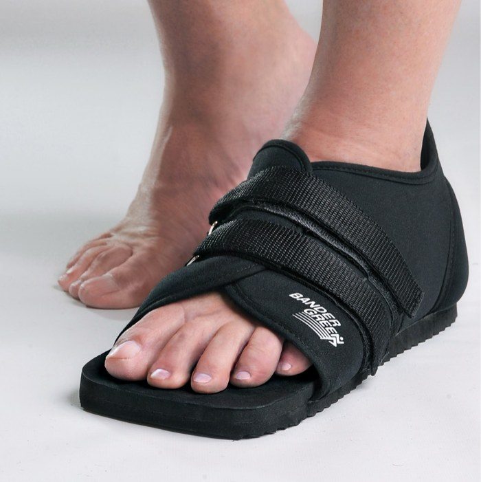 Zapato post-quirúrgico
